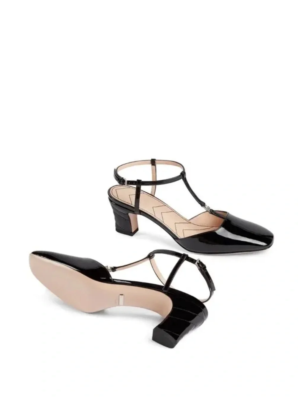 Gucci Petite GG Leather Slingback Pumps - Picture 1 of 13